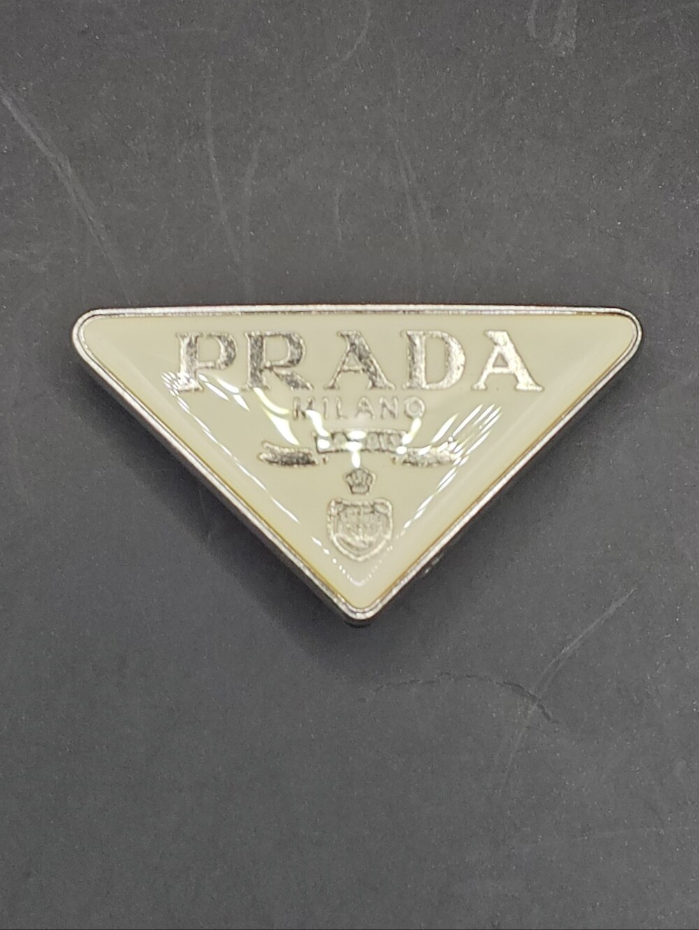 Beige Prada Croc Charm